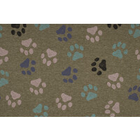 Alpenfleece Pfote, oliv meliert 3