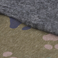 Alpenfleece Pfote, oliv meliert 5