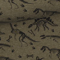 Alpenfleece Dinoskelett, grün