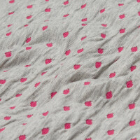 Doubleface Jacquard Jersey, rosa/schwarz