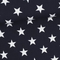 Jersey Sterne Verena, marine/weiß