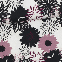 Jersey Johanna Blumen, altrosa/schwarz gallery