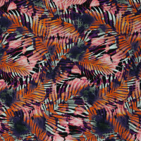 Jersey Madrid Pflanzen, orange/lila gallery